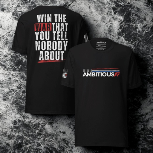 AMBITIOUS AF® Signature T-Shirt, 100% Airlume/Ring Spun Cotton, Unisex, Short Sleeve