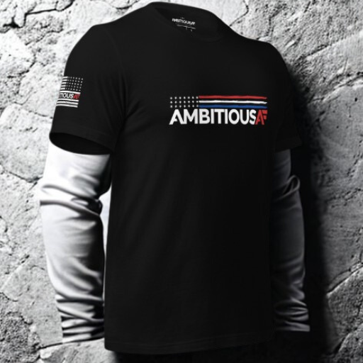 AMBITIOUS AF® Signature T-Shirt, 100% Airlume/Ring Spun Cotton, Unisex, Short Sleeve