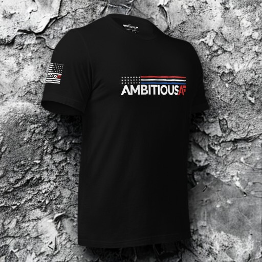 AMBITIOUS AF® Signature T-Shirt, 100% Airlume/Ring Spun Cotton, Unisex, Short Sleeve