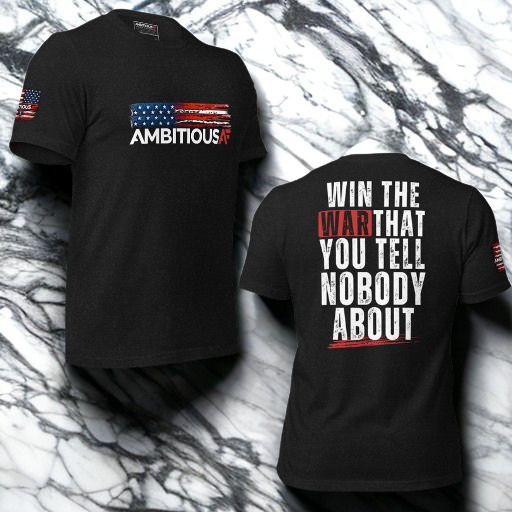 AMBITIOUS AF® Signature T-Shirt, 100% Airlume/Ring Spun Cotton, Unisex, Short Sleeve