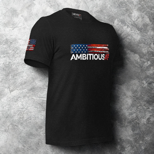 AMBITIOUS AF® Signature T-Shirt, 100% Airlume/Ring Spun Cotton, Unisex, Short Sleeve