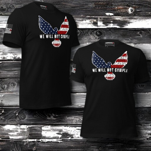 AMBITIOUS AF® 'We Will Not Comply' Unisex, 100% Combed/Ring-Spun Cotton Triblend, Short Sleeve T-shirt